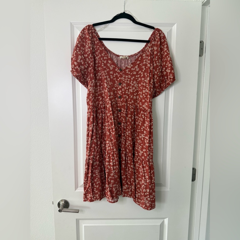 Floral Button-Down Dress